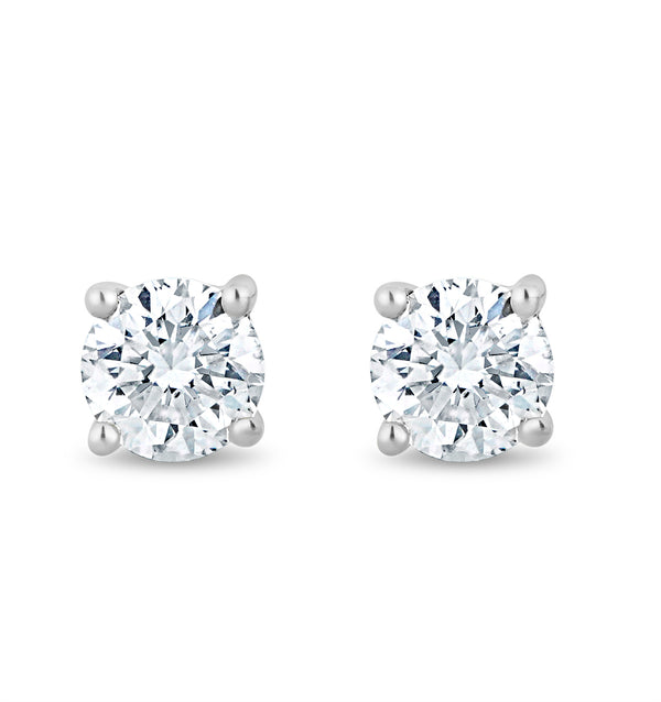 Lab Diamond Stud Earrings 0.30ct H/Si Quality in 9K Gold - 3.6mm
